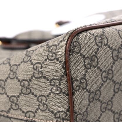 Gucci Soft GG Supreme Monogram Medium Crossbody Tote Beige Cuir 8 of 15