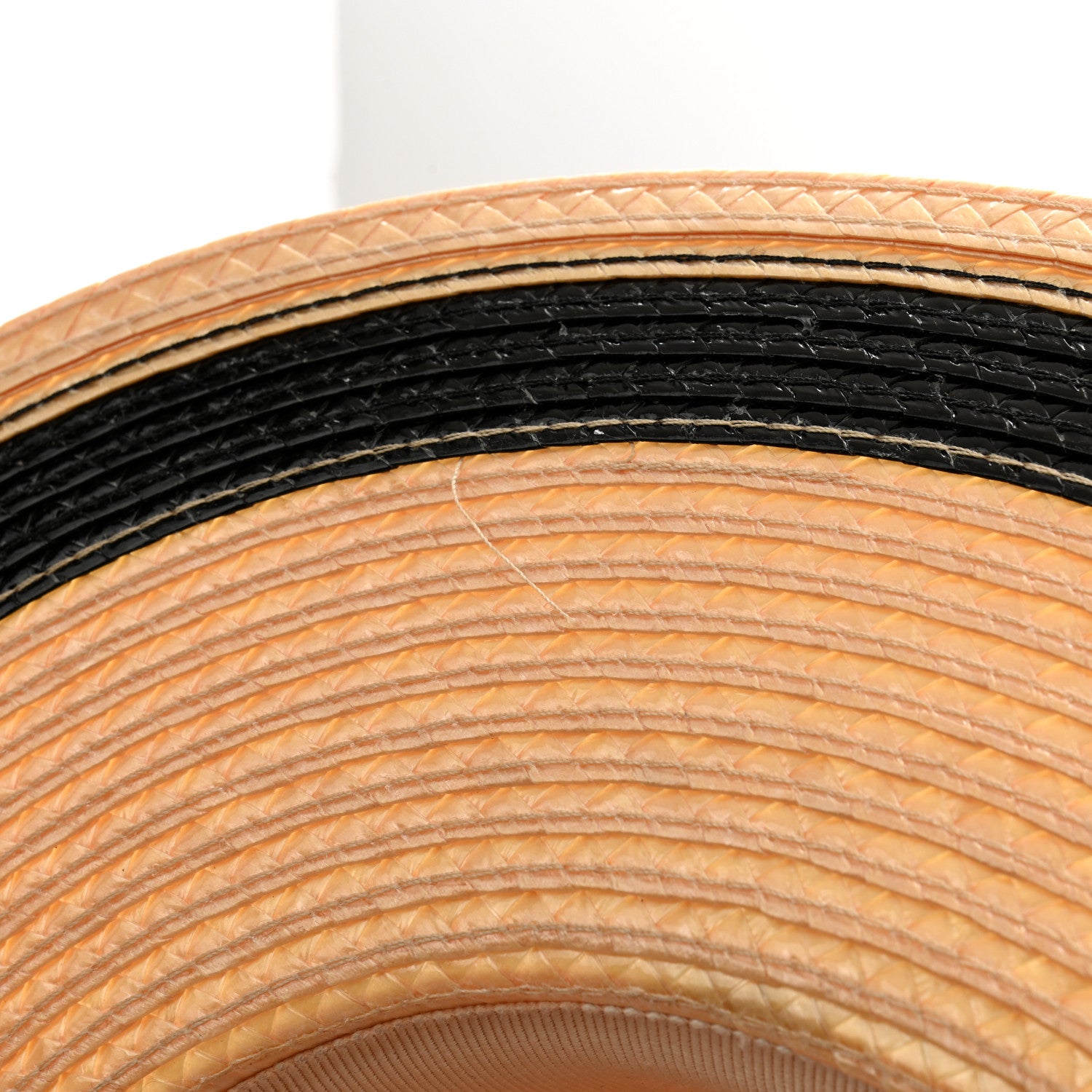 Gucci Raffia L'amour Du Soir Sun Hat S Ivory Black 9 of 10