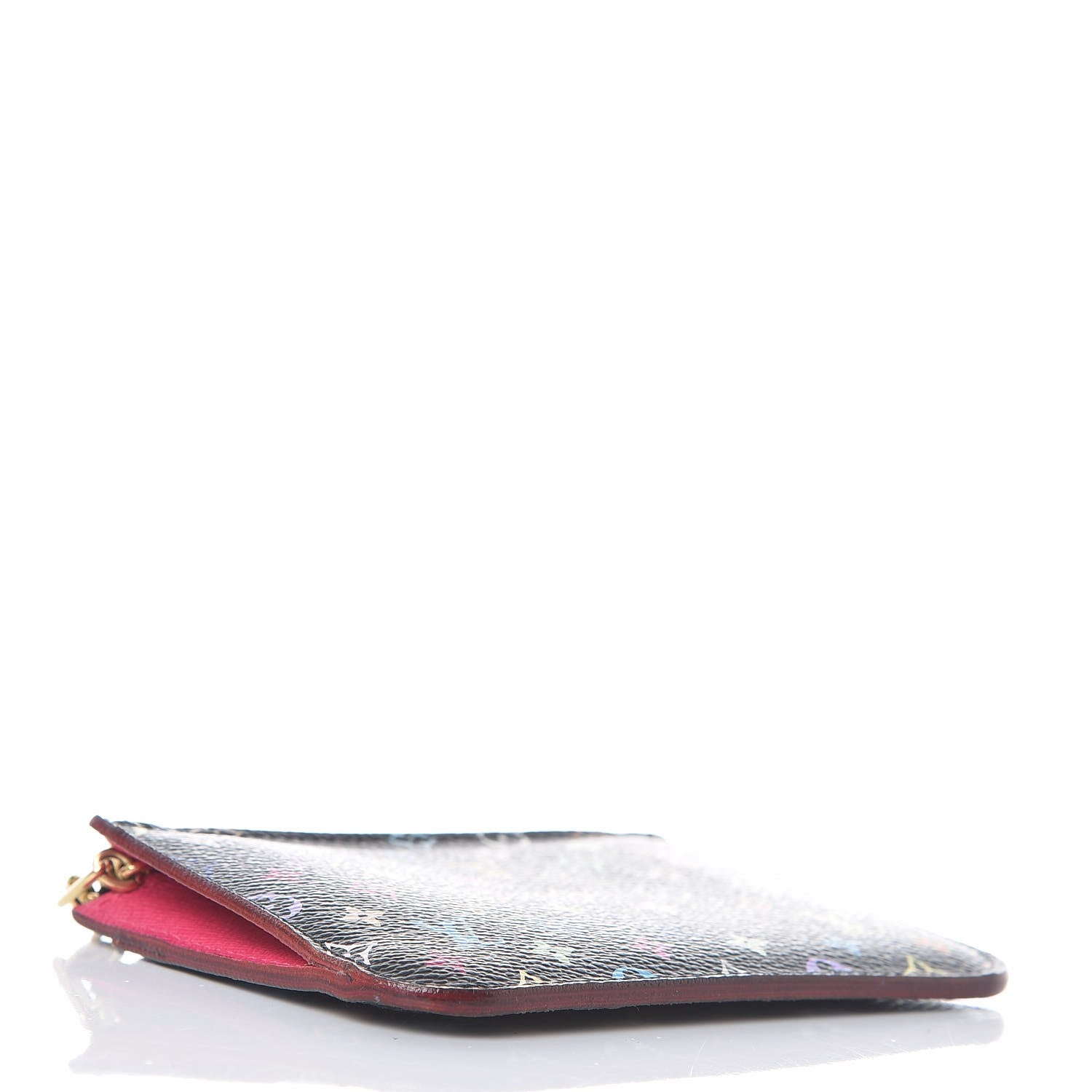 Louis Vuitton Monogram Multicolor Key Pouch Black Grenade 4 of 9