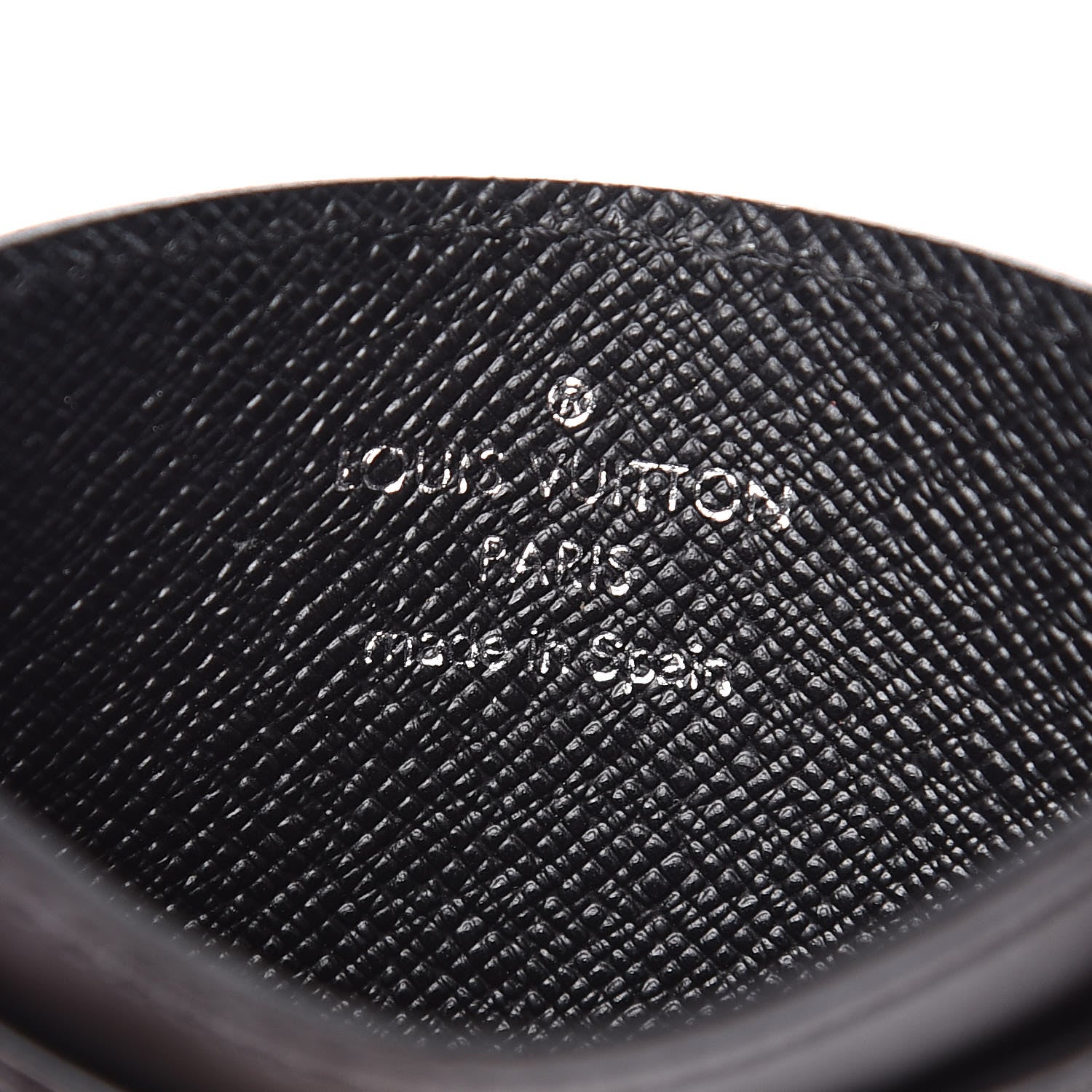 Louis Vuitton Epi Card Holder Black 6 of 6