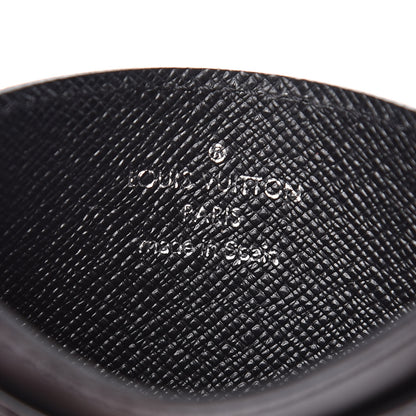 Louis Vuitton Epi Card Holder Black 6 of 6