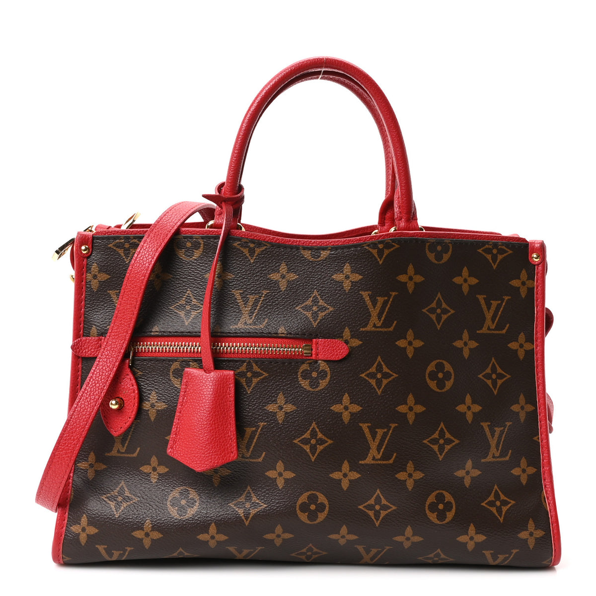 Louis Vuitton Monogram Popincourt PM Red 1 of 9