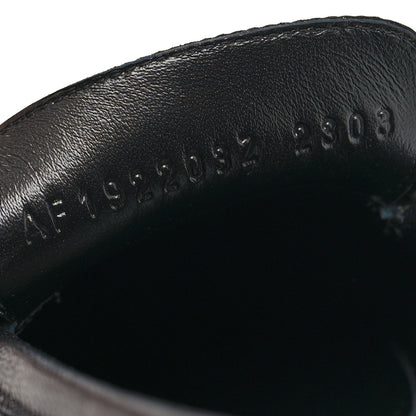 Hermes Goatskin Womens Royal Loafers 36 Black 6 of 8