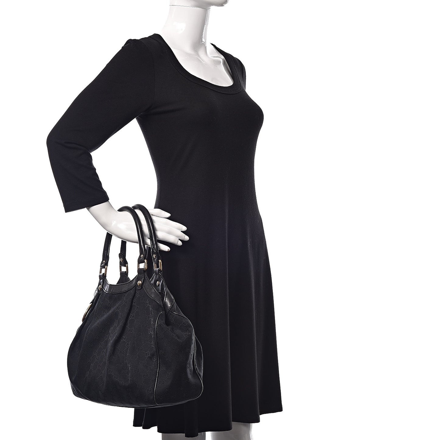 Monogram Medium Sukey Black