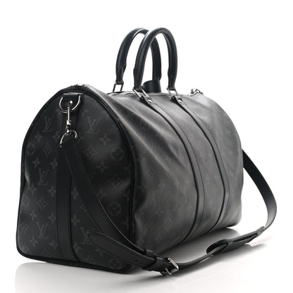 Louis Vuitton Monogram Eclipse Keepall Bandouliere 45 3 of 10