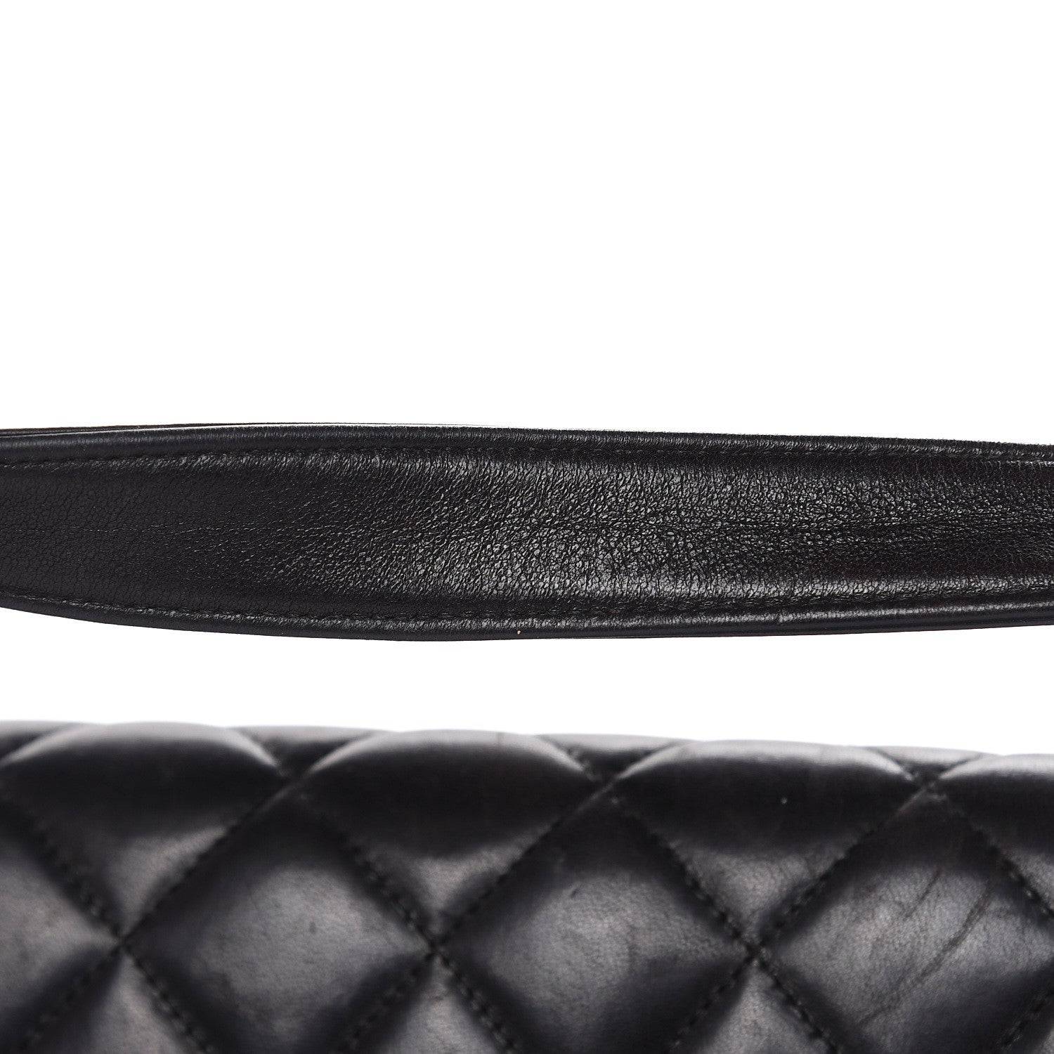 Chanel Lambskin Quilted East West Flap Black 19 of 22