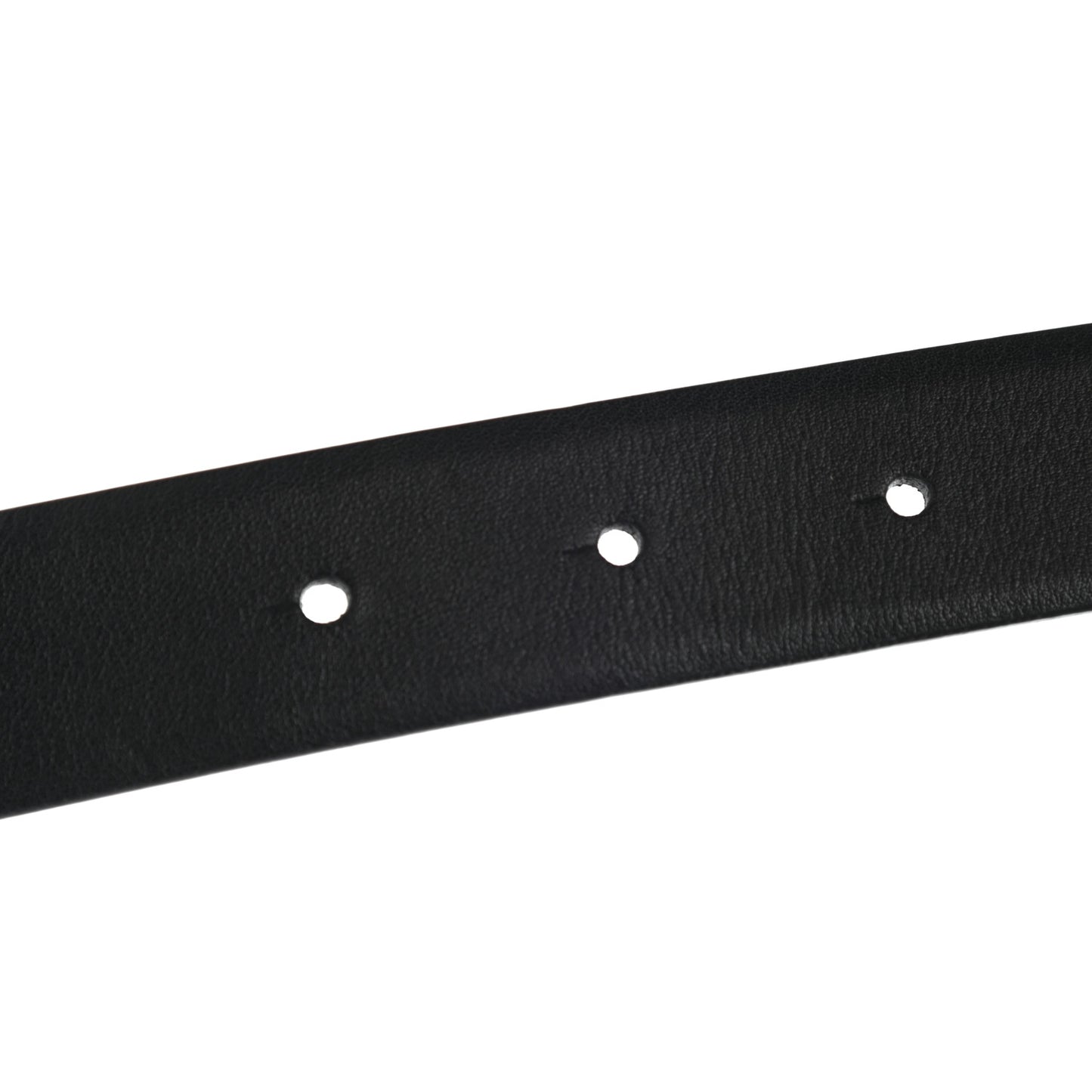 Calfskin Crystal CC Chain Belt 85 34 Black