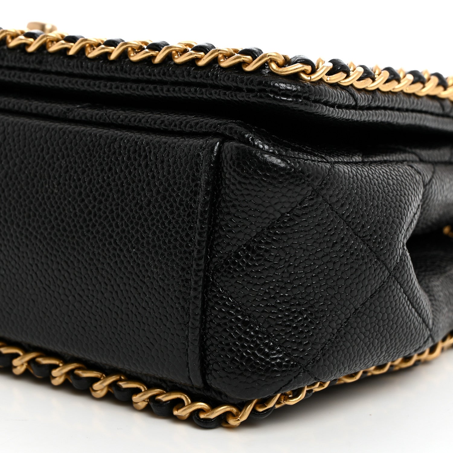 Chanel Caviar Quilted Mini Never Ending Chain Flap Black 10 of 10
