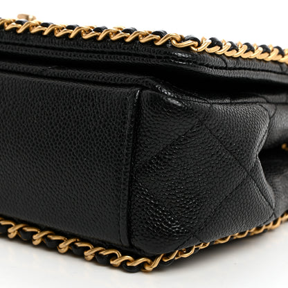 Chanel Caviar Quilted Mini Never Ending Chain Flap Black 10 of 10