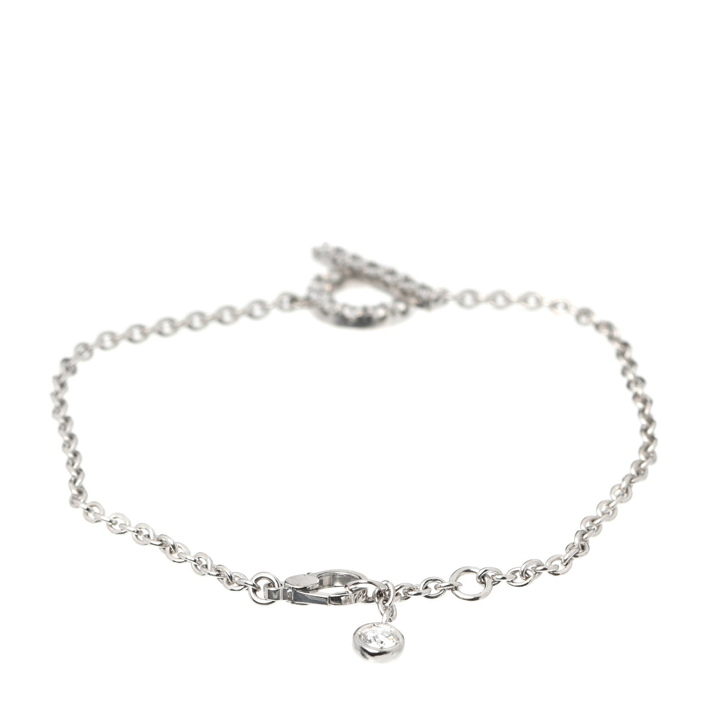 18K White Gold Diamond Finesse Bracelet ST
