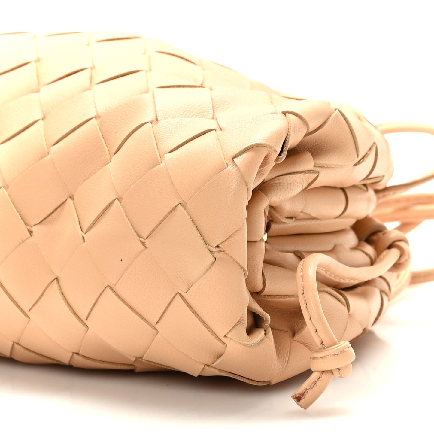 Nappa Intrecciato The Mini Pouch Almond