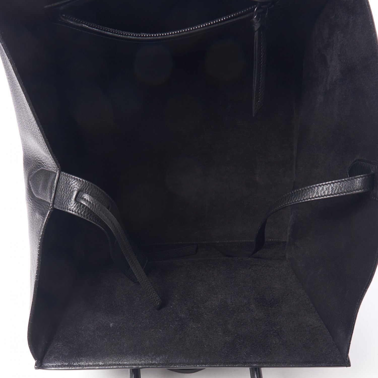 Celine Grained Calfskin Medium Phantom Luggage Black 7 of 9