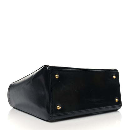 Christian Dior Glazed Calfskin Medium Lady Dior Black 4 of 15