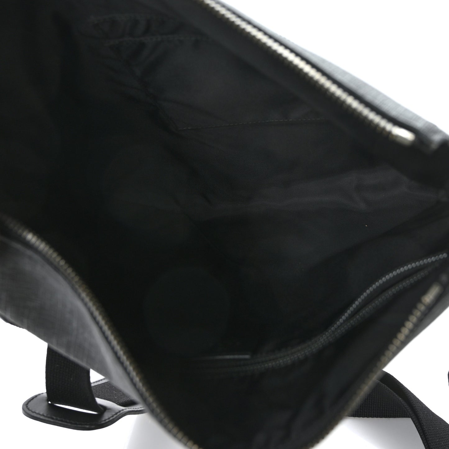 GG Supreme Monogram Crossbody Messenger Bag Black Grey