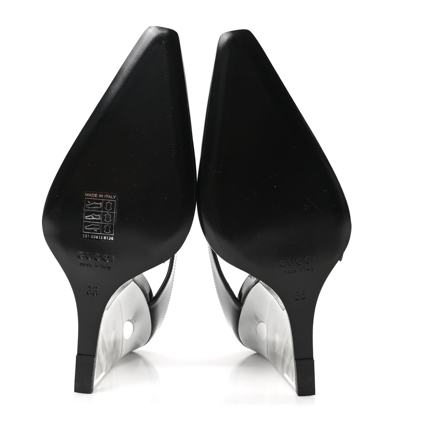 Regent Calfskin Wedge Mules 36 Black