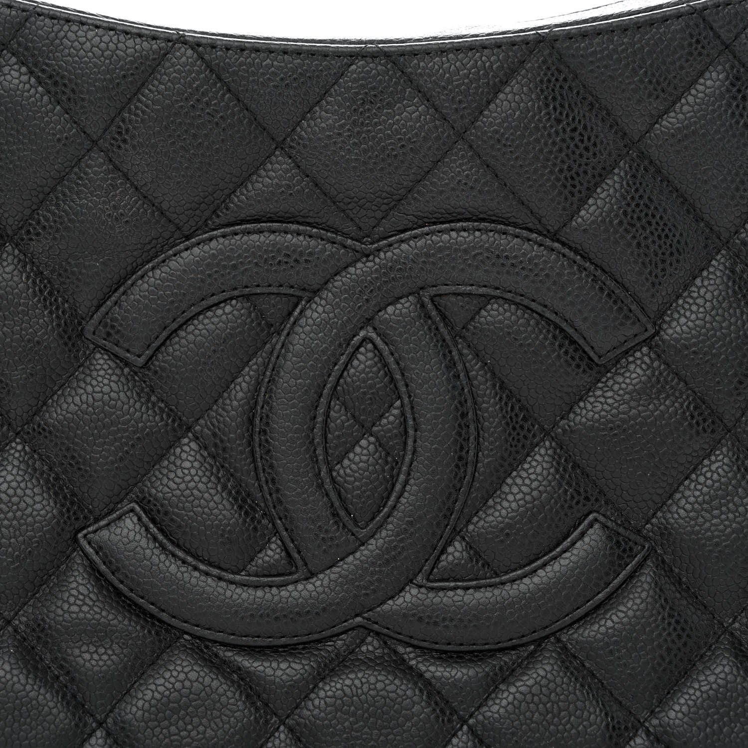 Chanel Caviar Quilted Timeless CC Shoulder Bag Black 8 of 12