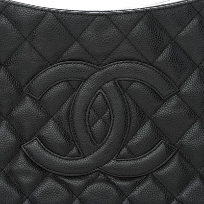 Chanel Caviar Quilted Timeless CC Shoulder Bag Black 8 of 12
