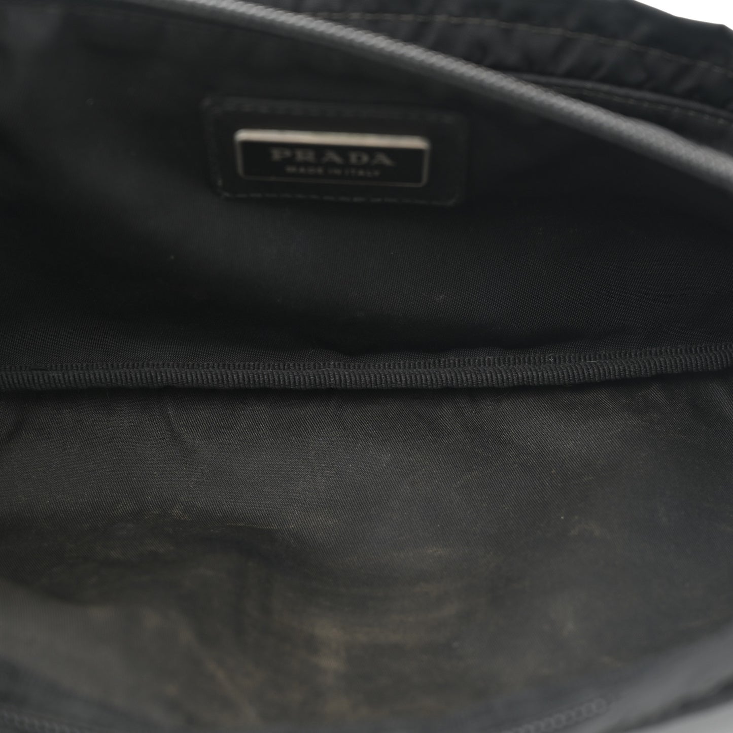 Tessuto Nylon Montagna Belt Bag Black