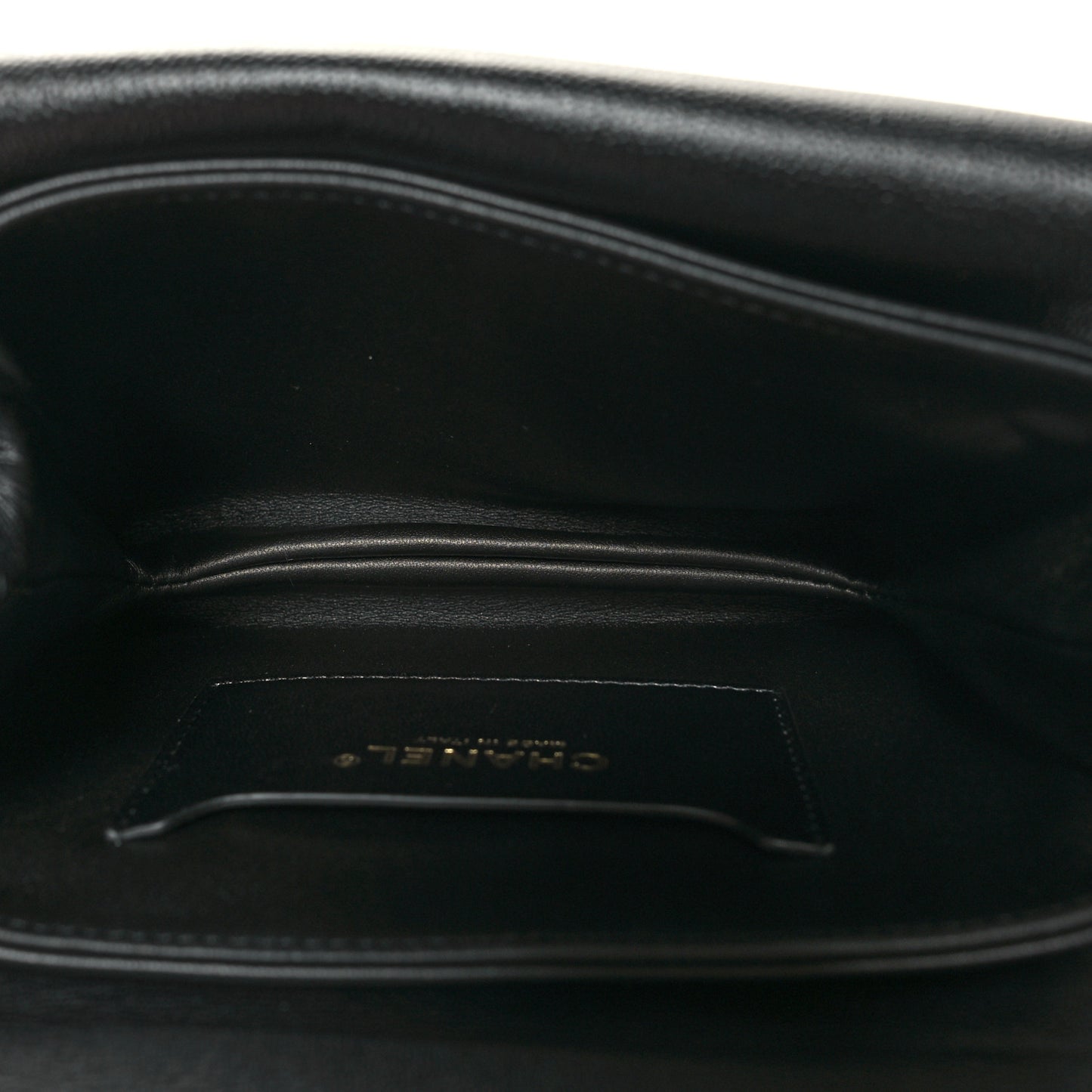Caviar Quilted Mini Top Handle Flap Black