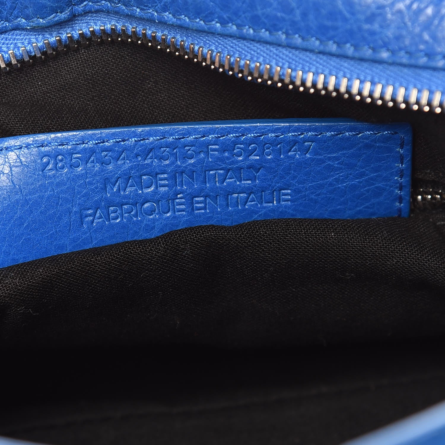 Balenciaga Agneau Giant 12 Silver Hardware Town Bleu Lazuli 10 of 14