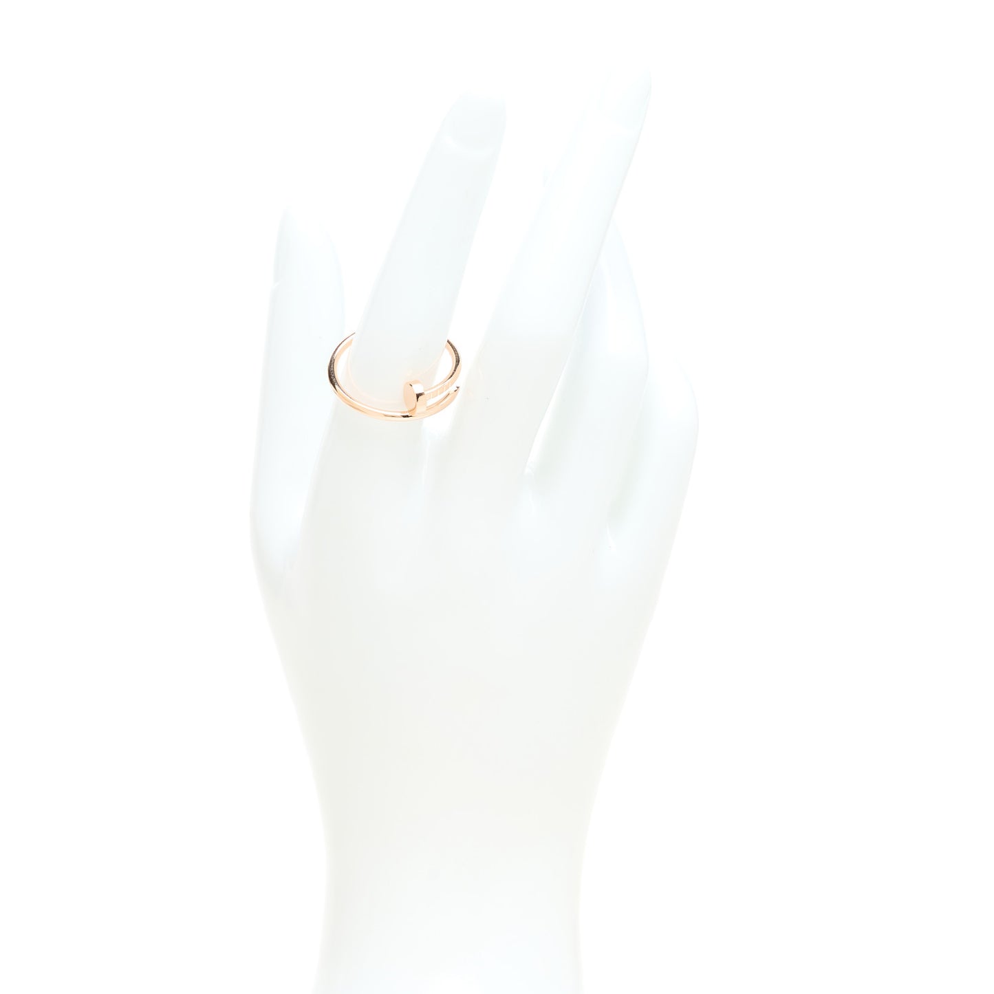 18K Pink Gold Small Juste Un Clou Ring 59 8.75