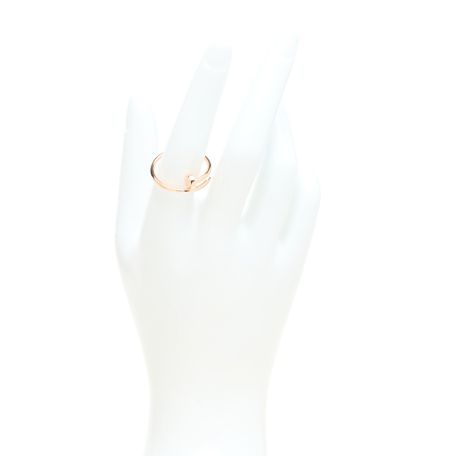 Cartier 18K Pink Gold Small Juste Un Clou Ring 59 8.75 2 of 6