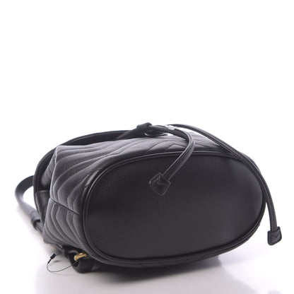 Gucci Calfskin Matelasse GG Marmont Flap Backpack Black 3 of 9