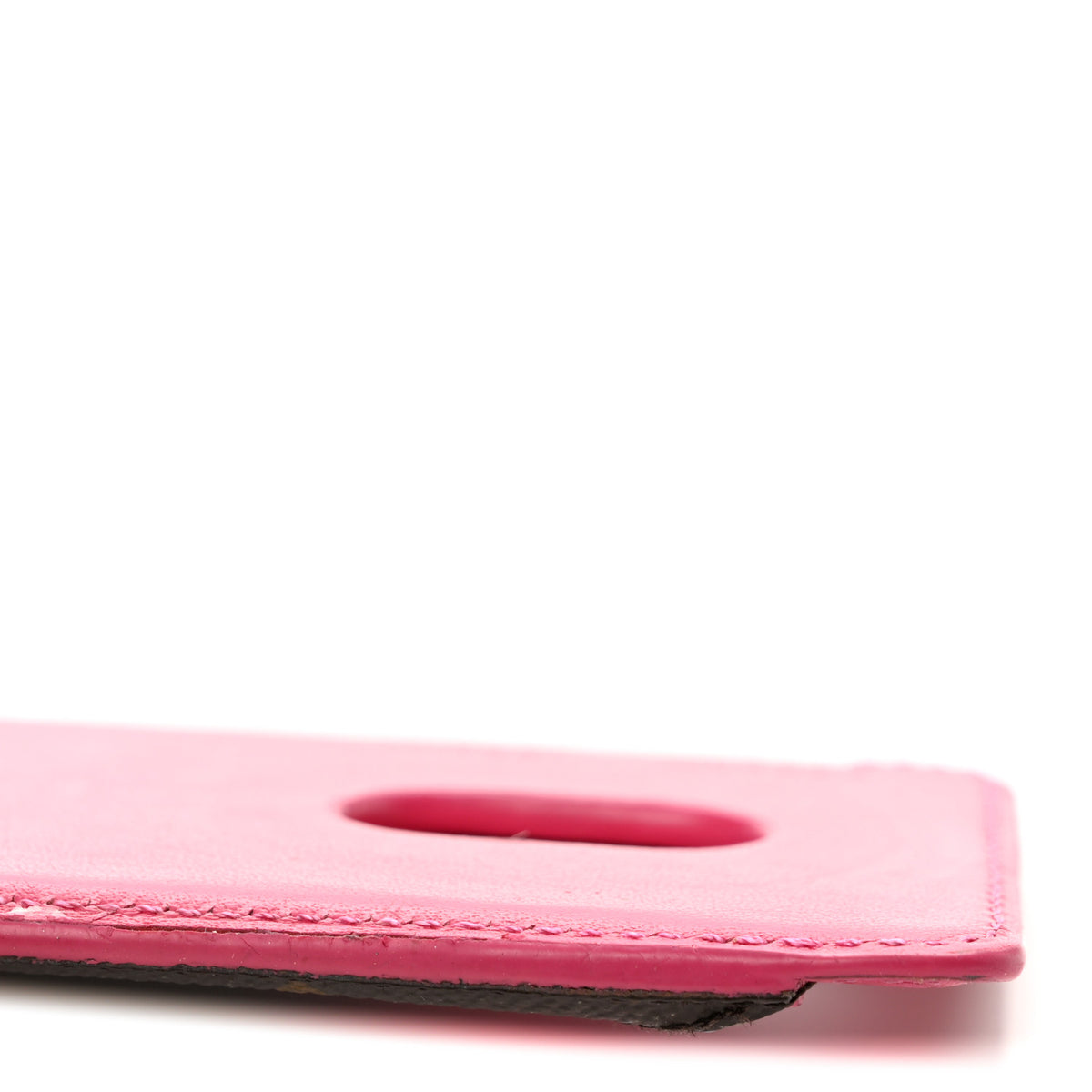Louis Vuitton Monogram Macassar Magnetic Card Holder Pondichery Pink 7 of 8