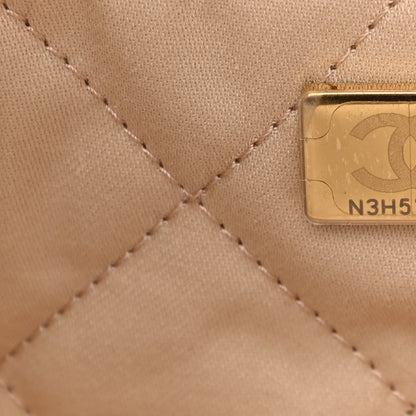 Chanel Shiny Calfskin Quilted Small Chanel 22 White 7 of 12