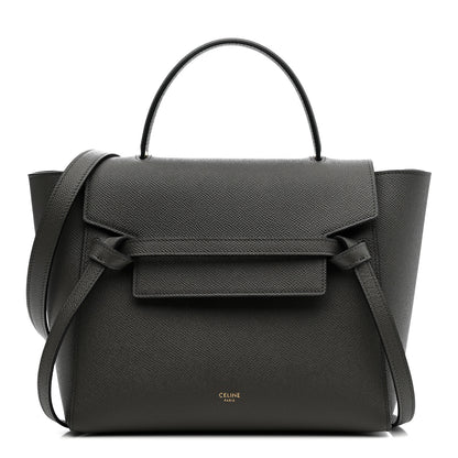 Celine Grained Calfskin Micro Belt Bag Grey 1 of 21