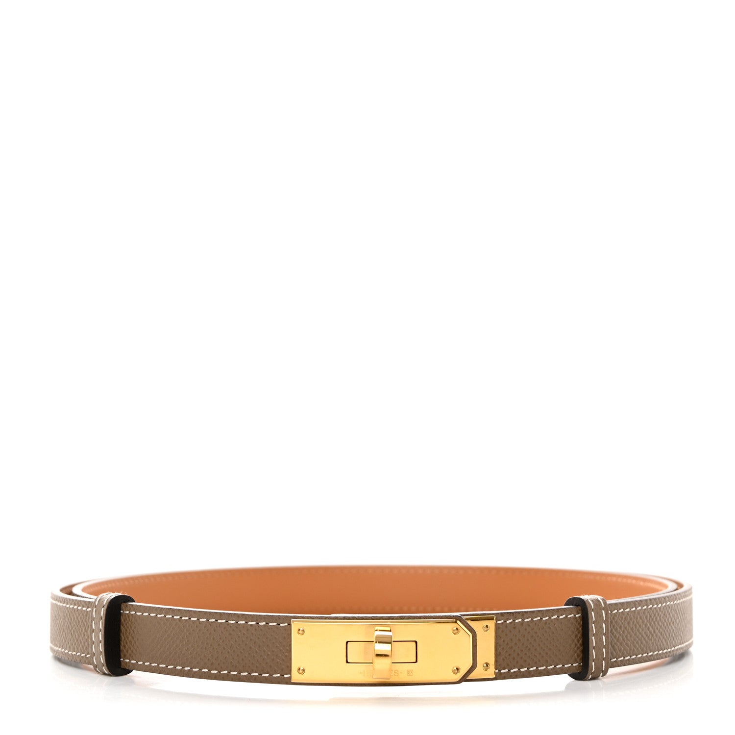 Hermes Epsom Kelly Belt Etoupe 2 of 5