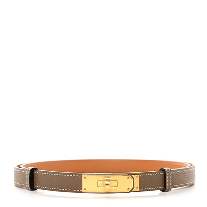 Hermes Epsom Kelly Belt Etoupe 2 of 5