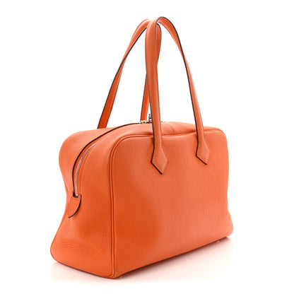 Hermes Taurillon Clemence Victoria II 35 Orange 3 of 11