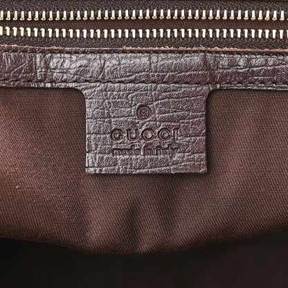 Gucci Monogram Medium Jolicoeur Tote Dark Brown 6 of 10