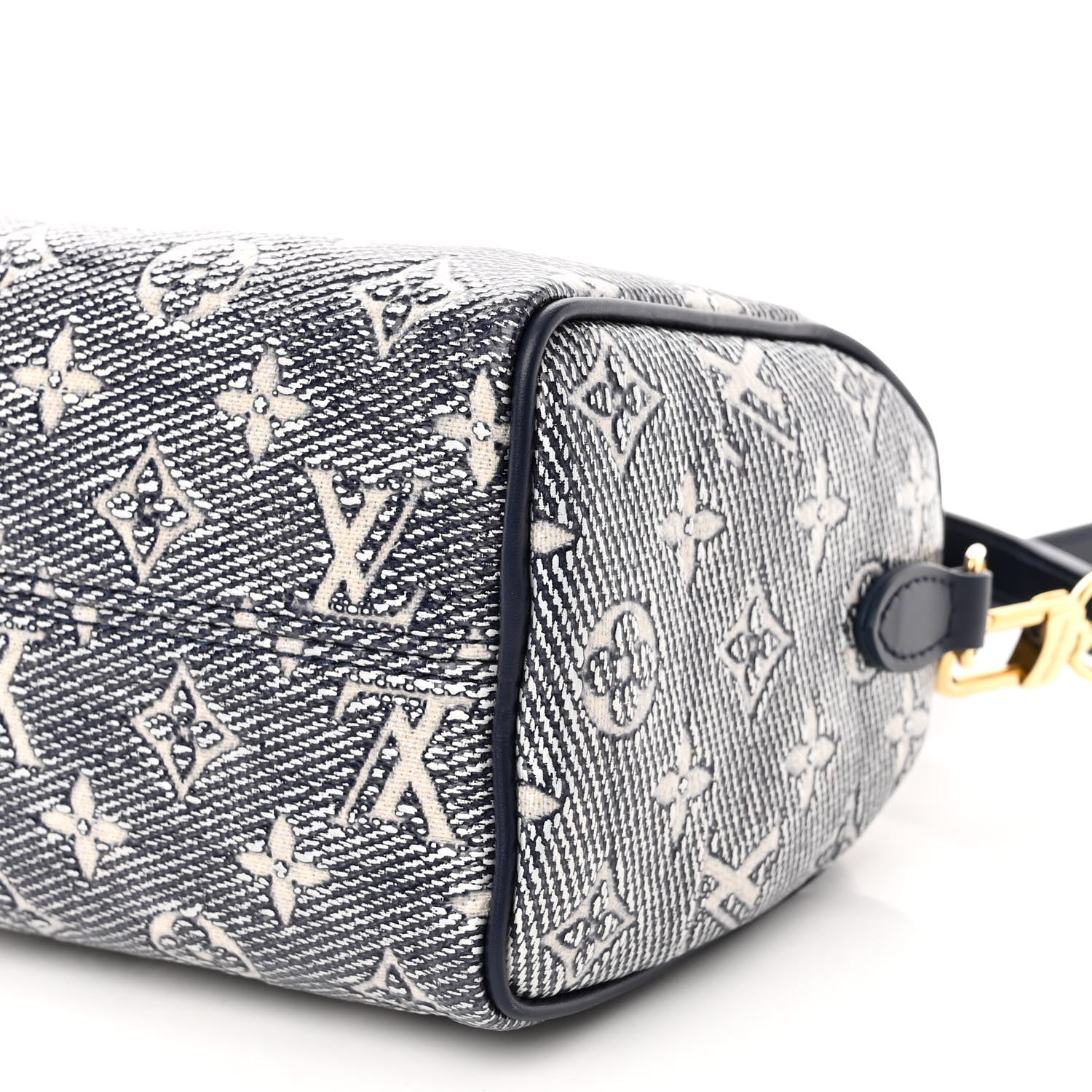 Louis Vuitton Monoglam Speedy Bandouliere 20 Blue 9 of 9