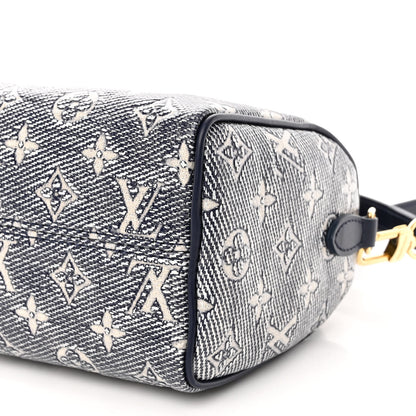 Louis Vuitton Monoglam Speedy Bandouliere 20 Blue 9 of 9