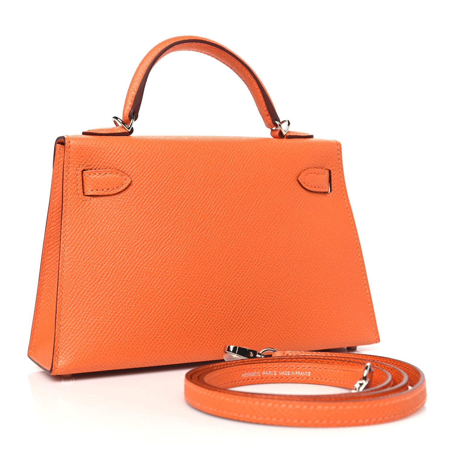 Hermes Epsom Mini Kelly Sellier 20 Orange 3 of 11