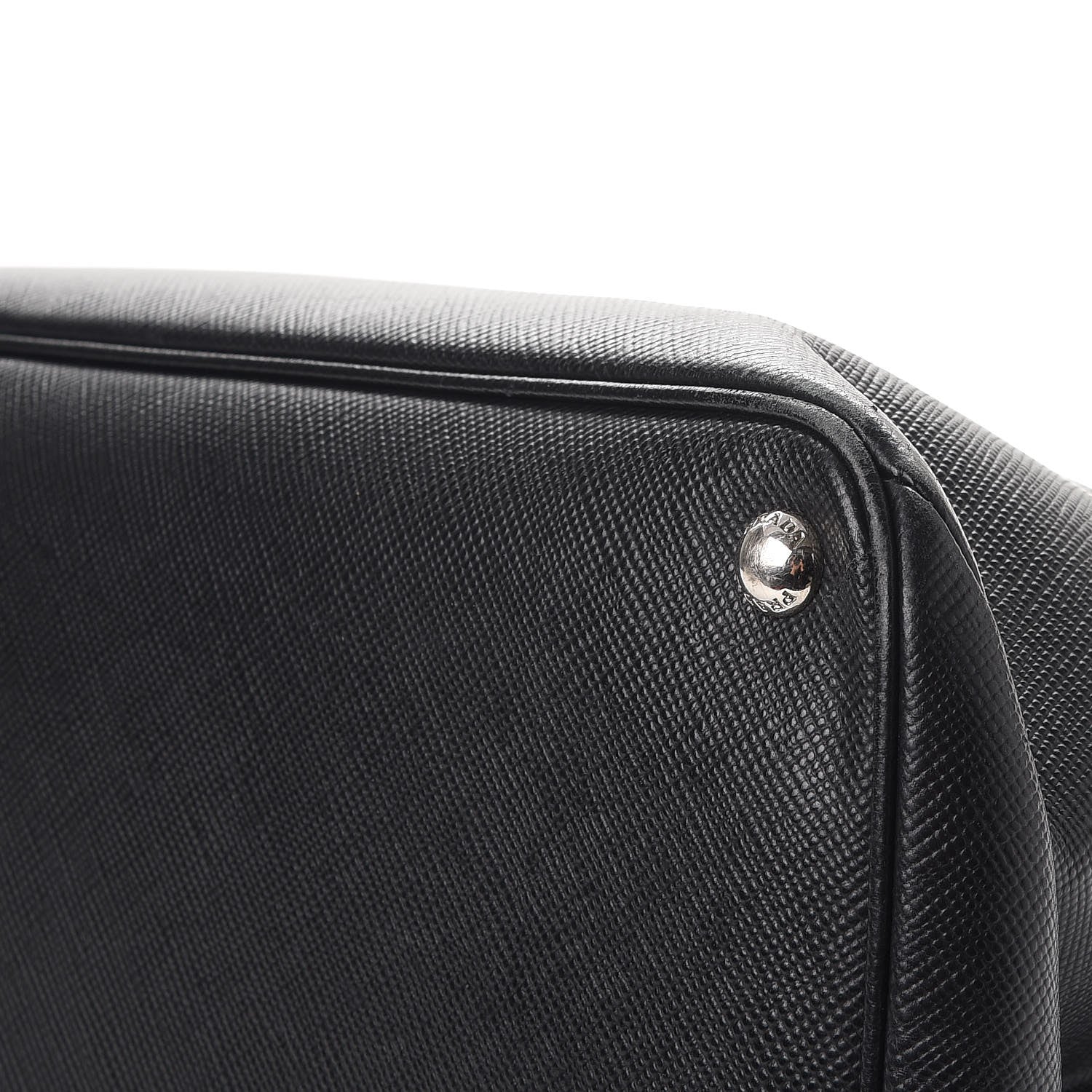 Prada Saffiano Cuir Twin Tote Nero Black 16 of 17