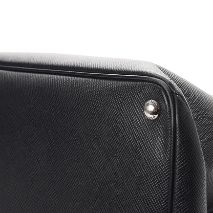 Prada Saffiano Cuir Twin Tote Nero Black 16 of 17