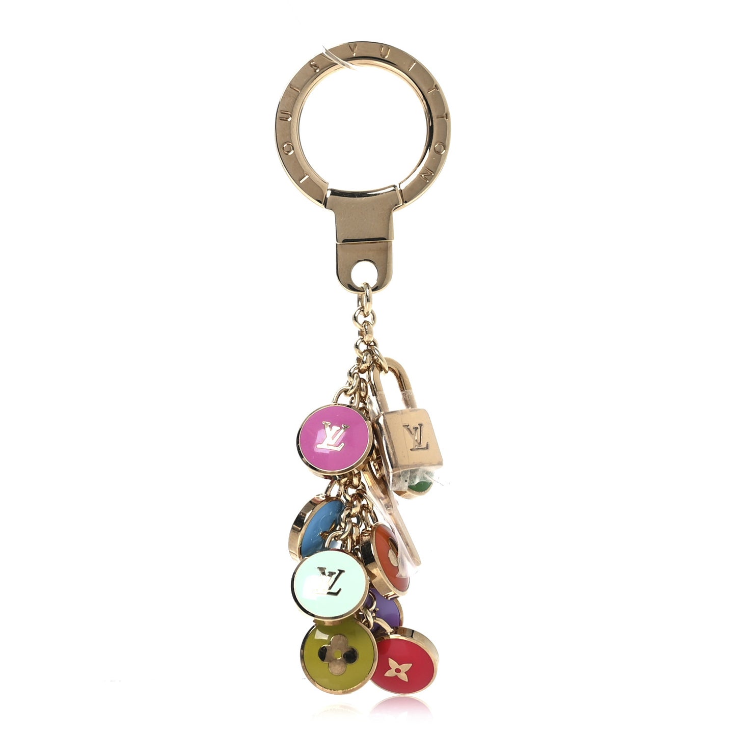 Monogram Multicolor Pastilles Key Ring Holder Multicolor