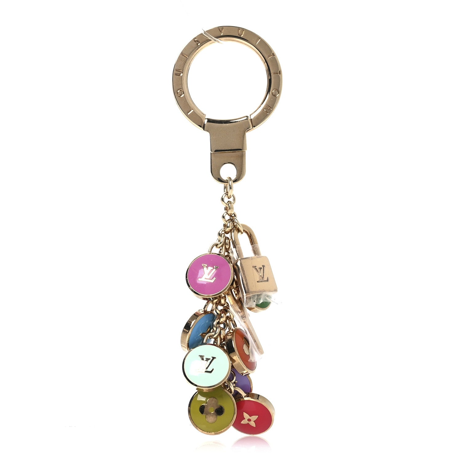 Louis Vuitton Monogram Multicolor Pastilles Key Ring Holder Multicolor 1 of 4