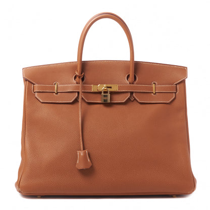 Hermes Togo Birkin 40 Gold 1 of 30