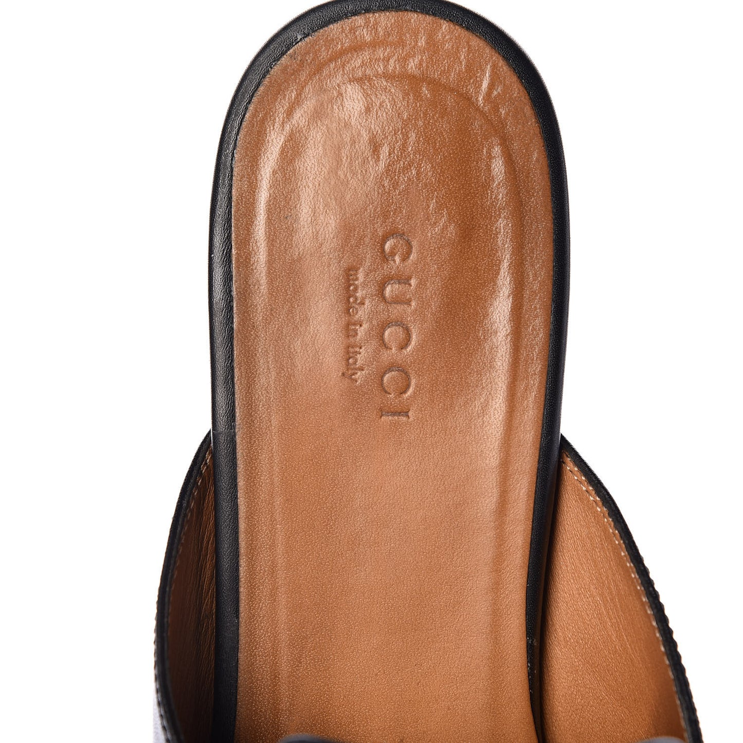 Calfskin Womens Princetown Slippers 39 Black