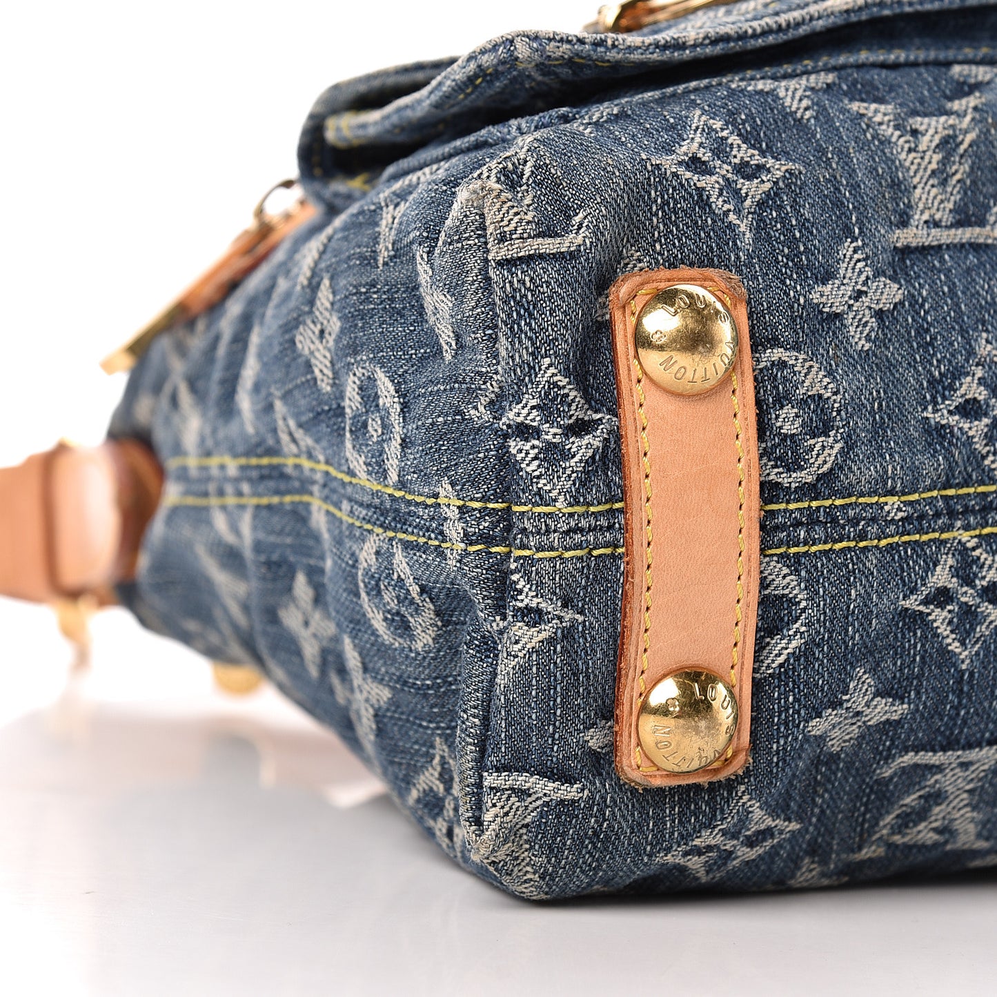 Monogram Denim Baggy PM Blue