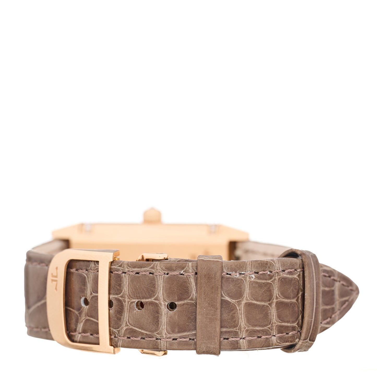 18K Rose Gold Diamond 23mm Reverso Classic Duetto Manual Winding Watch Q2562402