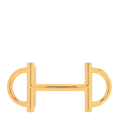Hermes Polished 13mm Gamma Belt Buckle Gold 1 of 4