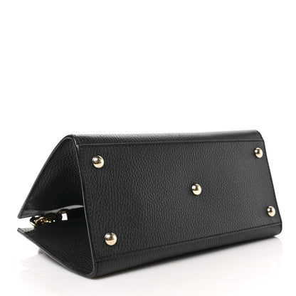 Gucci Dollar Calfskin Medium Soho Top Handle Satchel Black 4 of 9