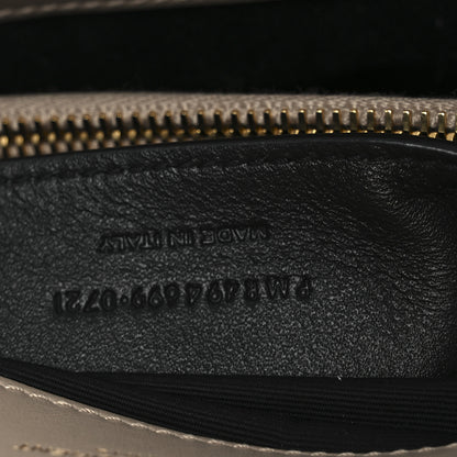 Saint Laurent Calfskin Y Quilted Monogram Small Loulou Chain Satchel Dark Beige 6 of 10