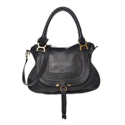 Chloe Calfskin Medium Marcie Satchel Black 1 of 7