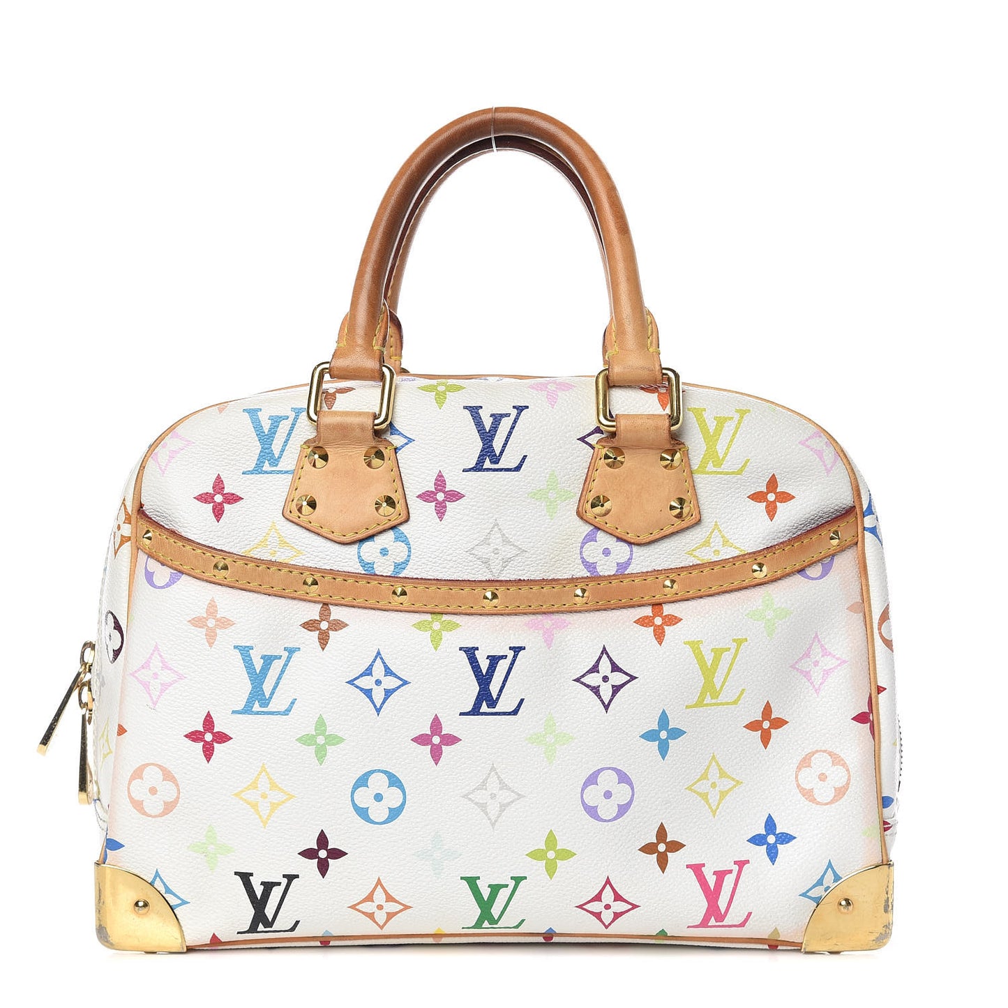 Monogram Multicolor Trouville White